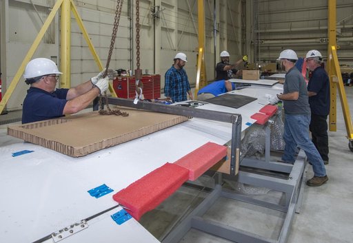 X-57 Mod II Reassembly Begins at NASA Armstrong