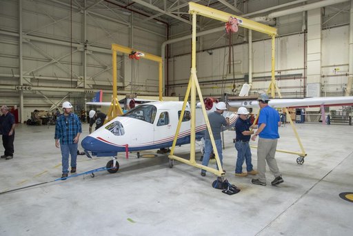 X-57 Mod II Reassembly Begins at NASA Armstrong