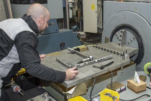 Engineers Prepare X-57 Cruise Motor Controller for Vibration Testing