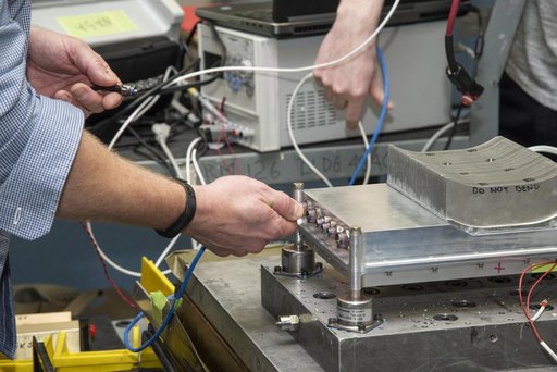 Engineers Prepare X-57 Cruise Motor Controller for Vibration Testing