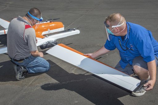HQ-90 aircraft arrived and assembled at NASA's Armstrong Flight Research Center