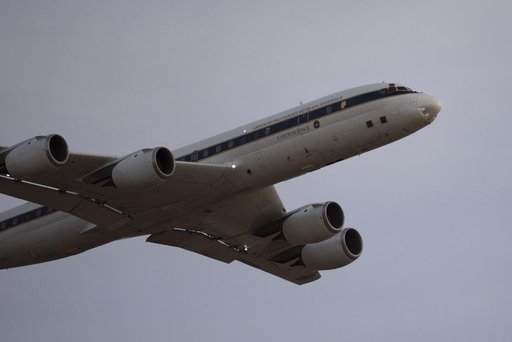 DC-8 Sunset Lift Off