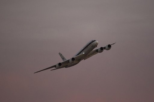 DC-8 Sunset Lift Off