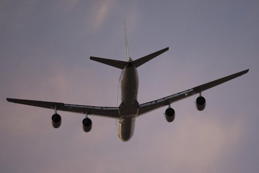 DC-8 Sunset Lift Off