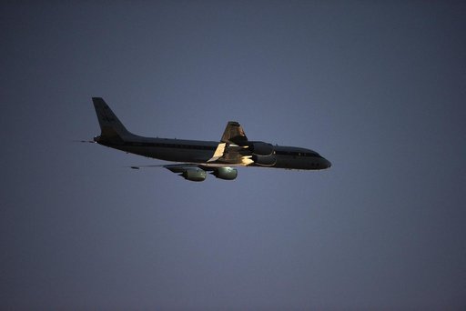 DC-8 Sunset Lift Off