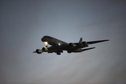 DC-8 Sunset Lift Off