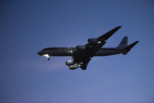 DC-8 Sunset Lift Off