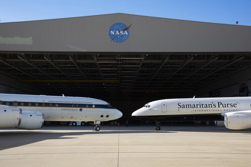 NASA and Samaritan's Purse DC-8