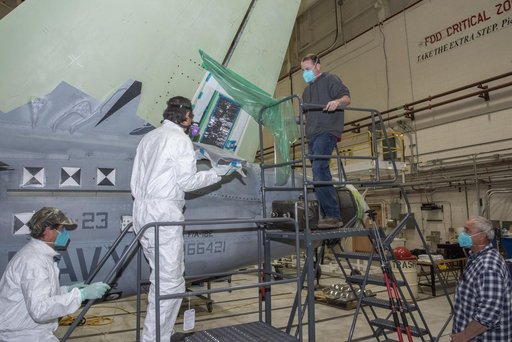 Title: NAVAIR F/A-18E Undergoes Loads Testing at NASA Armstrong