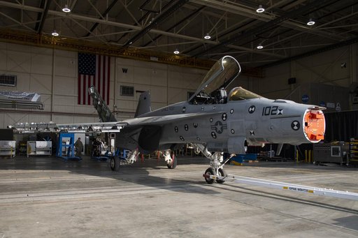 Title: NAVAIR F/A-18E Undergoes Loads Testing at NASA Armstrong