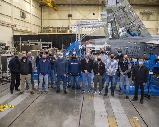Title: NAVAIR F/A-18E Undergoes Loads Testing at NASA Armstrong