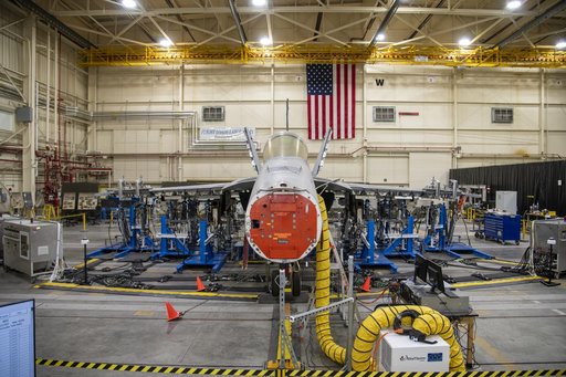 NAVAIR F/A-18E Undergoes Loads Testing at NASA Armstrong