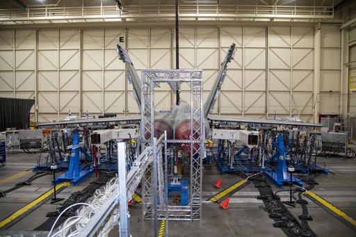 NAVAIR F/A-18E Undergoes Loads Testing at NASA Armstrong