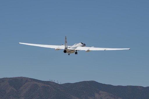 NASA’s ER-2 performs a DCOTSS check flight