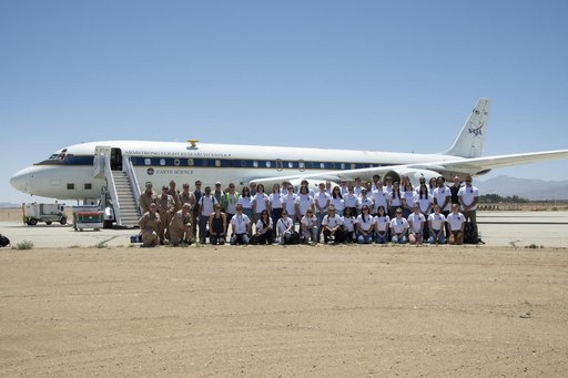NASA Flies Students on DC-8 to Study Air Quality