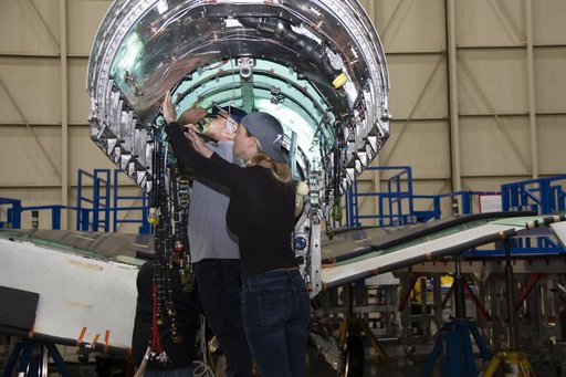 Engine Installed on NASAâ€™s X-59 Experimental Aircraft