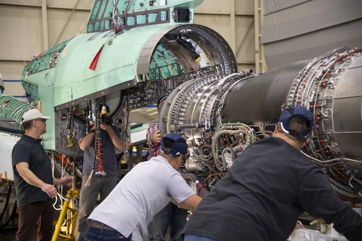 Engine Installed on NASAâ€™s X-59 Experimental Aircraft