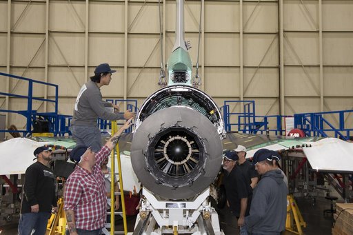 Engine Installed on NASAâ€™s X-59 Experimental Aircraft