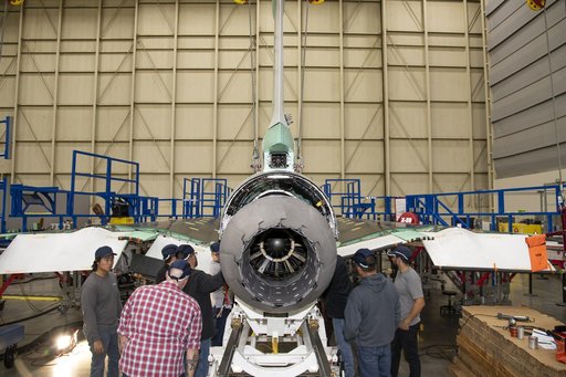 Engine Installed on NASAâ€™s X-59 Experimental Aircraft
