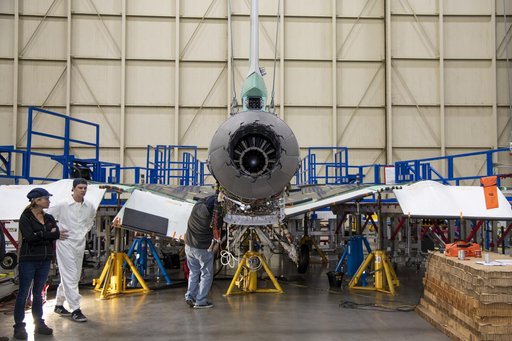 Engine Installed on NASAâ€™s X-59 Experimental Aircraft