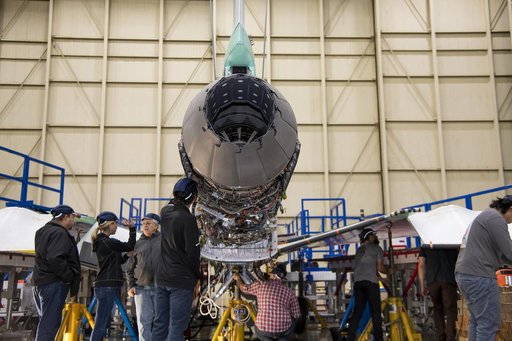 Engine Installed on NASAâ€™s X-59 Experimental Aircraft