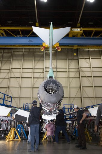 Engine Installed on NASA's X-59 Experimental Aircraft