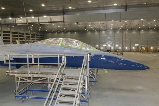 NASA 862 Enters Air Force Paint Barn