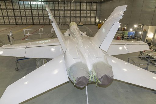 NASA 862 Enters Air Force Paint Barn