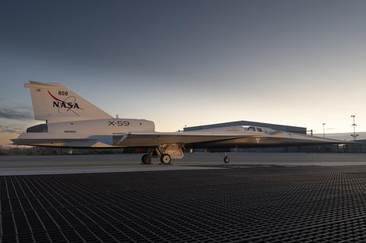 NASA’s X-59 Sits on Ramp