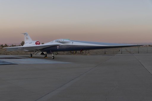 NASA’s X-59 Sits on Ramp