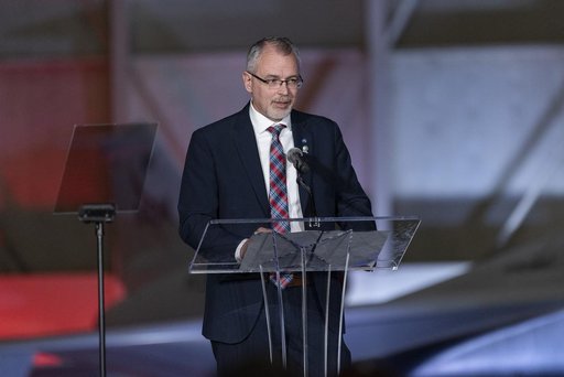 NASA’s Associate Administrator Speaks in Front of Unveiled X-59