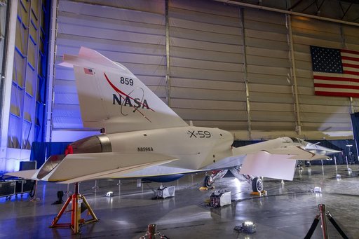NASA’s X-59 Quiet Supersonic Aircraft Prior to Unveiling