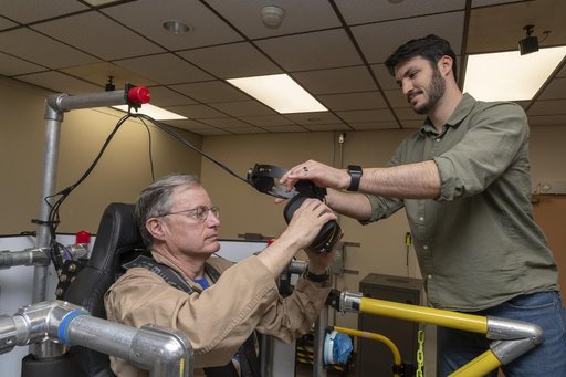 Air Taxi Passenger Comfort Simulator at NASA’s Armstrong Flight Research Center with Pilot