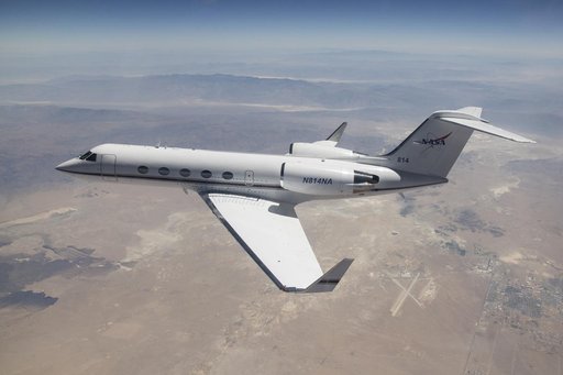 The G-IV joins NASA’s Armstrong Flight Research Center’s fleet of airborne science aircraft