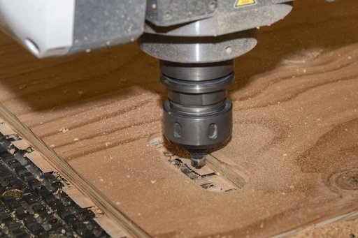 Experimental Fabrication Shop Creates Floorboards for X-66