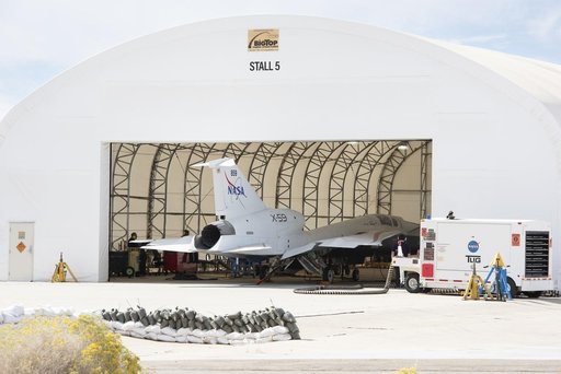 X-59 Performs First Engine Run