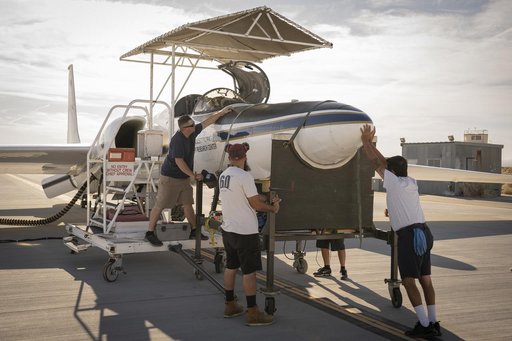 NASA ER-2 Flies Geological Mapping Mission