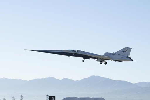 NASA’s X-59 Lifts Off for First Flight