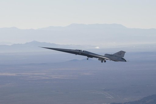 NASA’s X-59 in Flight for the First Time