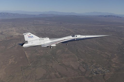 NASA’s X-59 Lifts Off for First Flight