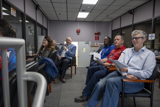 NASA Aeronautics and Center Leadership Observe X-59’s First Flight