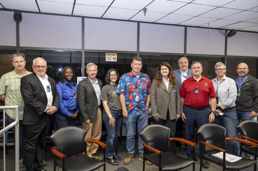 NASA Aeronautics and Center Leadership Observe X-59’s First Flight