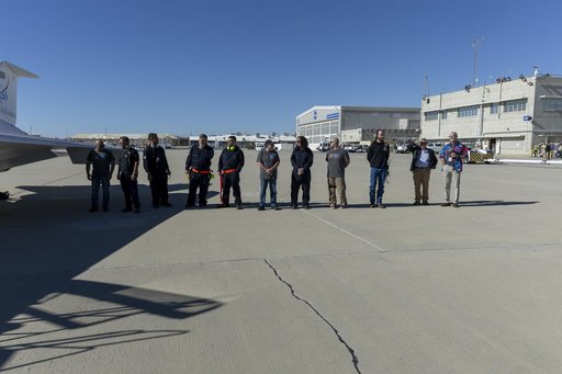 X-59 Arrives at NASA Armstrong Following First Flight