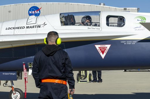X-59 Arrives at NASA Armstrong Following First Flight