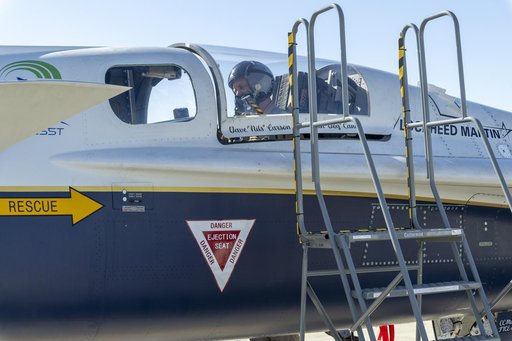 NASA Test Pilot Opens X-59 Cockpit After Historic First Flight