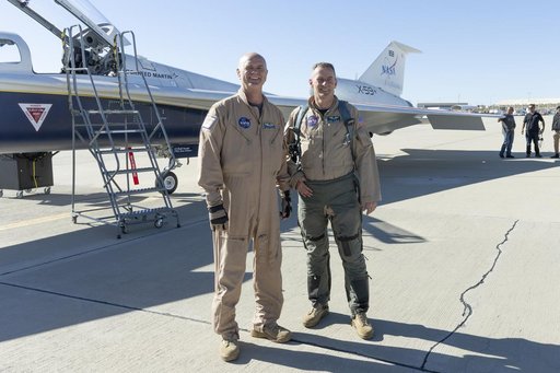 NASA X-59 Chase Pilot Congratulates Aircraft Pilot After Historic First Flight