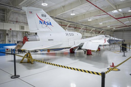 NASA’s X-59 Arrives at New Base of Flight Operations