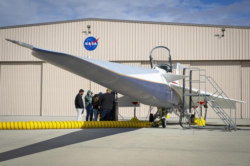 NASA’s X-59 Arrives at New Base of Flight Operations