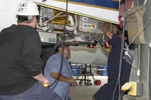 NASA ER-2 Prepares for Geological Earth Mapping Experiment Flights