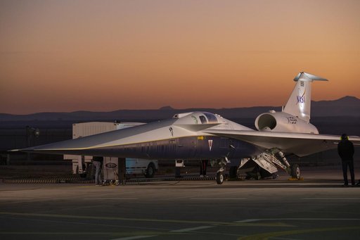 NASA’s X-59 at Sunrise